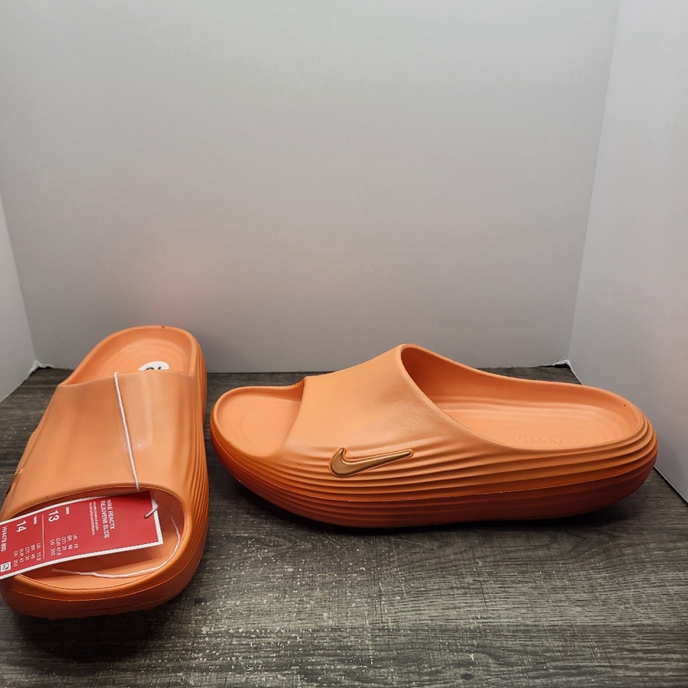 Nike ReactX Rejuven8 Slides Shoes Marakesh Orange HV4479-800 New Men Size 13 New